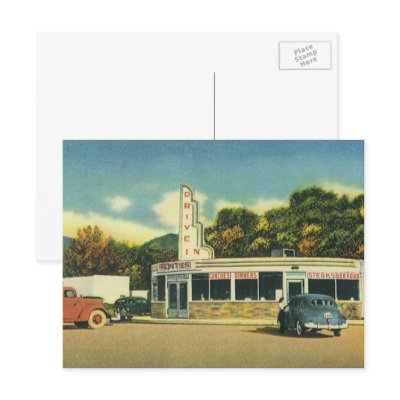 Vintage Drive In Post Cards by YesterdayCafe
