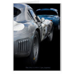 Vintage E Type Jaguars Greeting Card