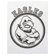 Vintage Eagles Mascot letterhead by CustomSportsTshirts Vintage Eagles Mascot letterhead