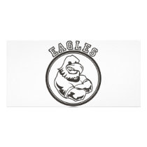 Vintage Eagles Mascot photo cards by CustomSportsTshirts Vintage Eagles Mascot photo cards