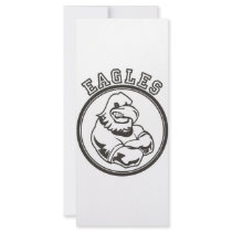 Vintage Eagles Mascot Rack Card Design