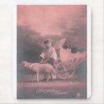 Vintage *Easter Angel and Lamb* Mousepads