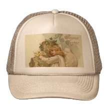 Vintage Easter Angel Hat