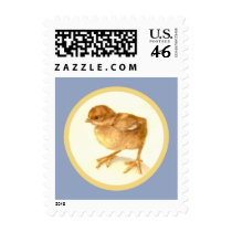 Vintage Easter Baby Chick Postage Stamp