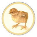 Vintage Easter Baby Chick stickers by Vintage_Gifts Vintage Easter Baby Chick stickers