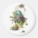 Vintage Easter Basket Magnets