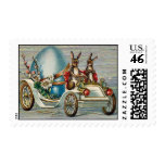 Vintage Easter Bunnies Postage Stamp