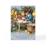Vintage Easter Bunny Card