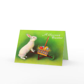 Vintage Easter Bunny Card
