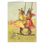 Vintage Easter Bunny Card
