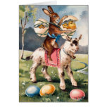 Vintage Easter Bunny Card