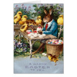 Vintage Easter Bunny Card