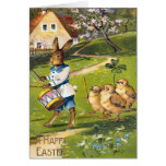 Vintage Easter Bunny Card