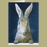 Vintage Easter Bunny, Cute Furry White Rabbit cards