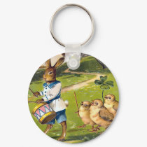 Vintage Easter Bunny Keychain