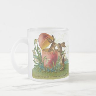 Vintage Easter Bunny Mug mug