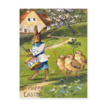 Vintage Easter Bunny Postcard