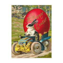 Vintage Easter Bunny Postcard postcard