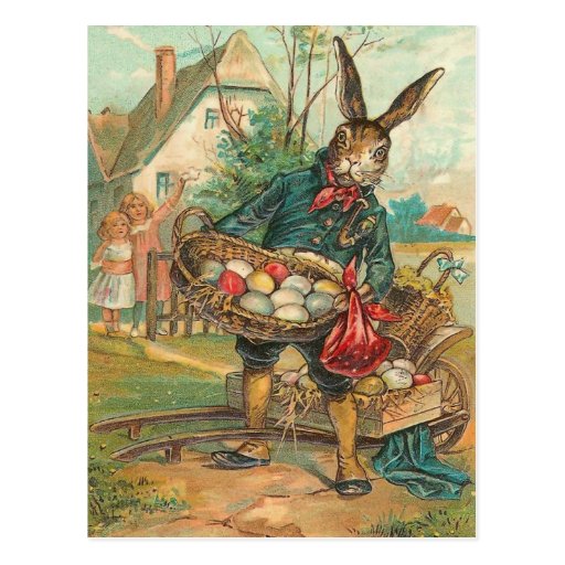 Vintage Easter Bunny Postcard