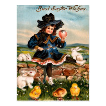 Vintage Easter Bunny Postcard