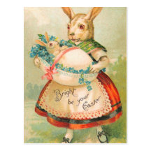 Vintage Easter Bunny Postcard