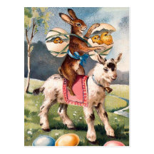 Vintage Easter Bunny Postcard