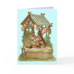 Vintage Easter Bunny Roadside Egg Stand Card Vintage Easter Bunny Roadside Egg Stand Card