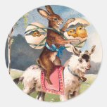 Vintage Easter Bunny Sticker