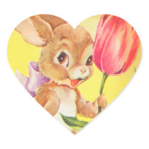 Vintage Easter Bunny Stickers