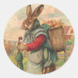 Vintage Easter Bunny Stickers