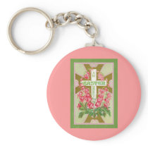 Vintage Easter Card (13) Key Chains