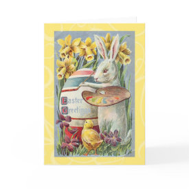 Vintage Easter Card - Gorgeous vintage Easter ephemera and altered art.