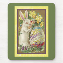 Vintage Easter Card (23) Mouse Pad