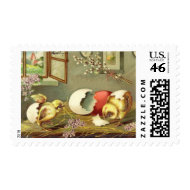 Vintage Easter Card (24) stamp