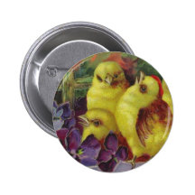 Vintage Easter Card (28) Buttons