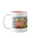 Vintage Easter Card (2) mugs by vintagegiftmall Vintage Easter Card (2) mugs
