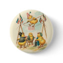 Vintage Easter Card With Circus Chicks buttons by easterfun Vintage Easter Card With Circus Chicks buttons