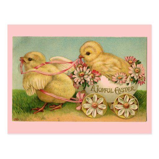 Vintage Easter Chicks Postcard Zazzle