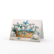 Vintage Easter Egg Greeting Card card