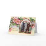 Vintage Easter Greetings Greeting Card