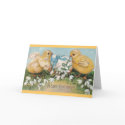 Vintage Easter Greetings (Chicks & Egg)  cards