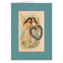 Vintage Easter Greetings Greeting Cards