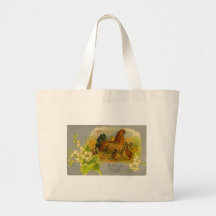Vintage Easter Hen Bag