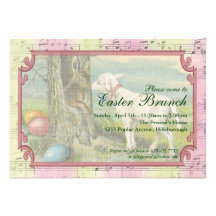 Vintage Easter Party Invitation