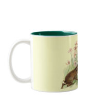 Vintage Easter Rabbits Mug