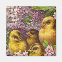 Vintage Easter Refrigerator Magnet