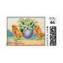 Vintage Easter Stamp