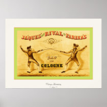 Vintage Eau de Cologne Advertising ~ 1877 Poster