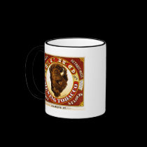 Vintage Echo Chewing Tobacco Label 1873 mugs