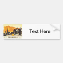 Vintage Edinburgh LNER Bumper Stickers